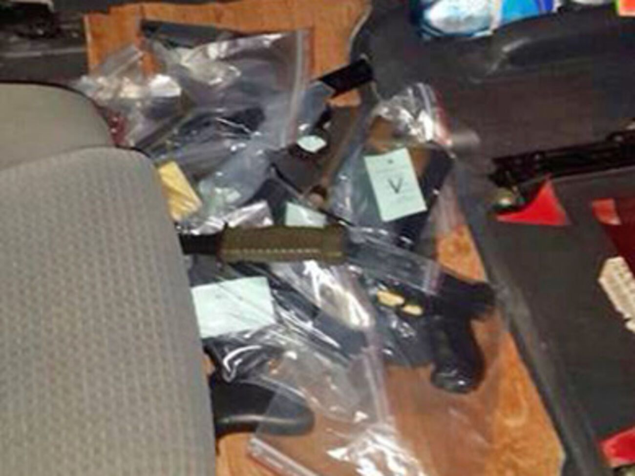 Оружие было обнаружено в автомобиле