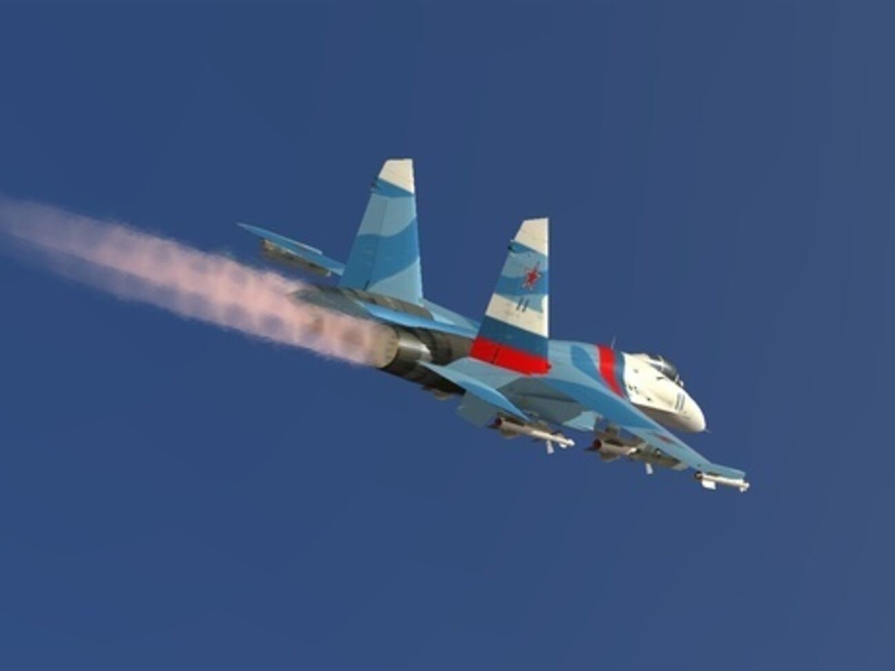 Военный самолетет РФ был перехвачен у границ Латвии