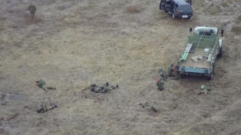 Национальная гвардия Украины на учениях