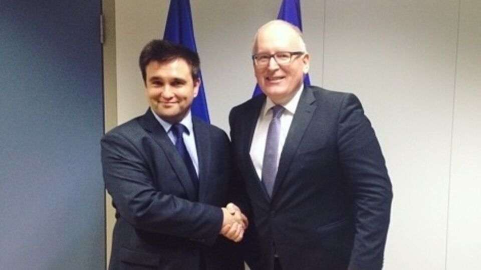 Климкин встретился с Тиммермансом