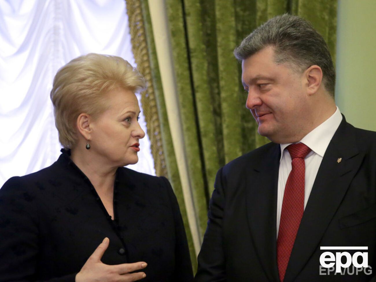 Порошенко встретится с Грибаускайте