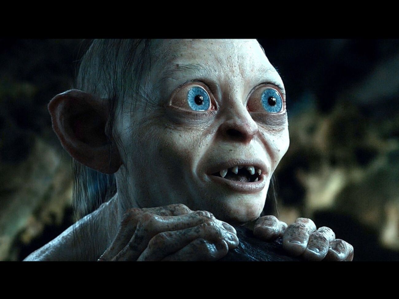 Так выглядит Горлум по версии художников кинотрилогии "Властелин колец"