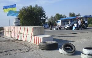 На блокаде Крыма ночью умер боец "Правого сектора"