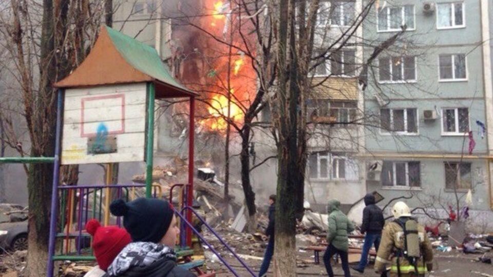 Обрушение жилого дома в Волгограде