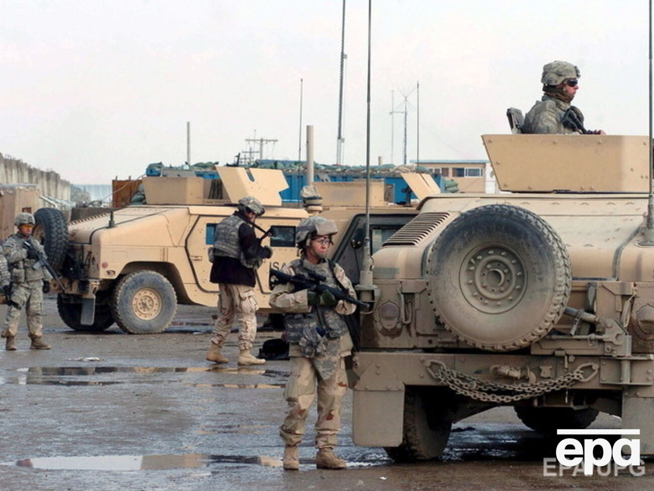 Американские солдаты на авиабазе Баграм