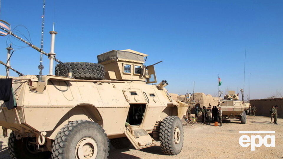 Смертник врезался в солдат НАТО на мотоцикле