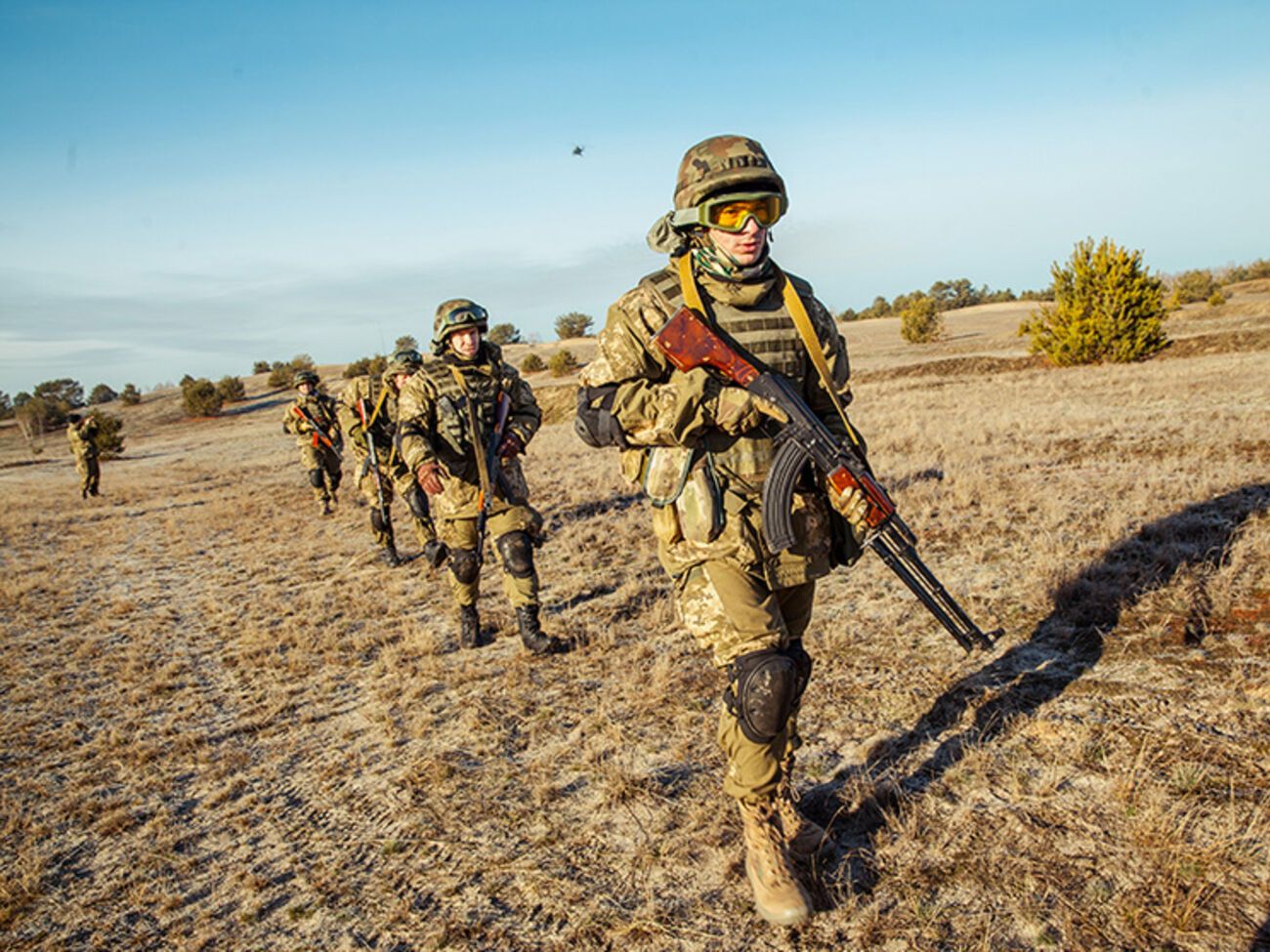 "Образцовая" бригада спецназа Нацгвардии провела учения с участием американских специалистов