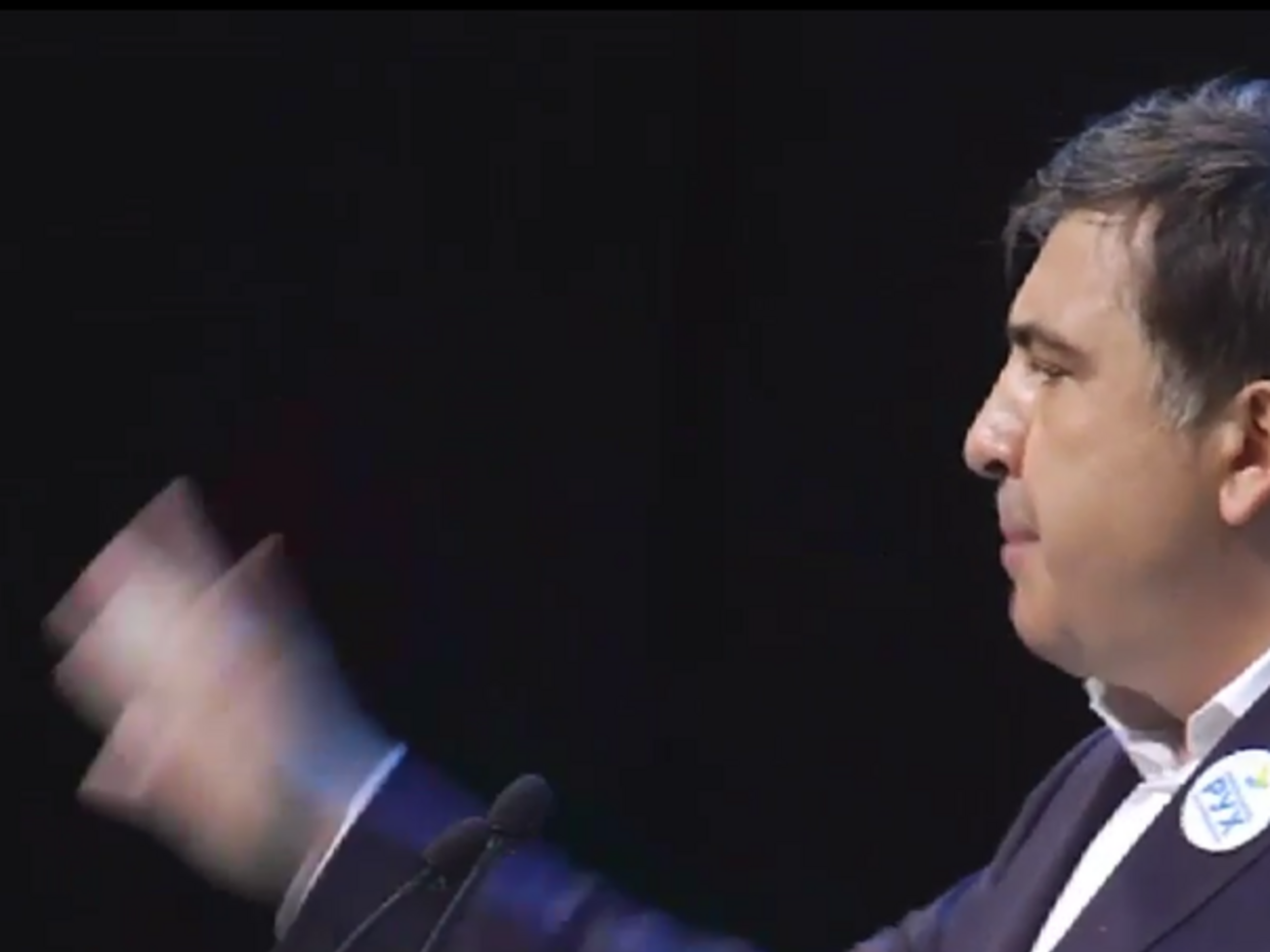 Саакашвили: Никто не боится ни Сени, ни Бени. Видео