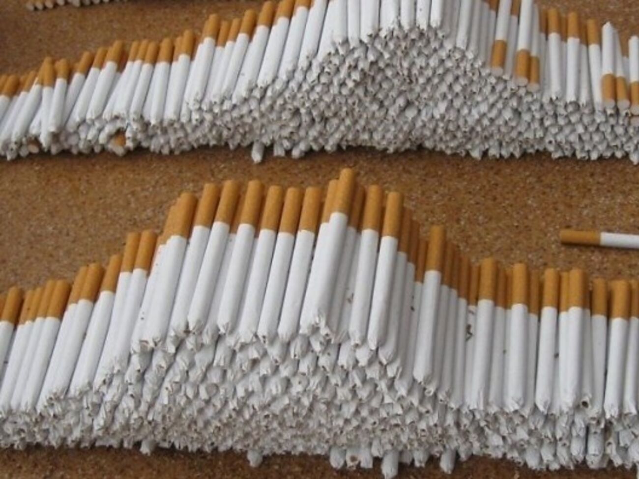 Изъятые сигареты попали в Украину контрабандным путем