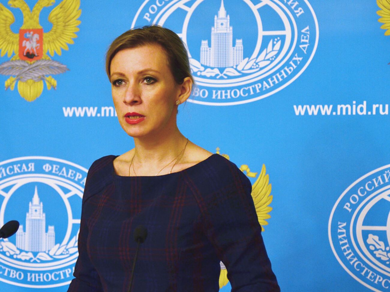 Захарова: Нашего гражданина для видеосъемки гримировали после побоев 4 часа