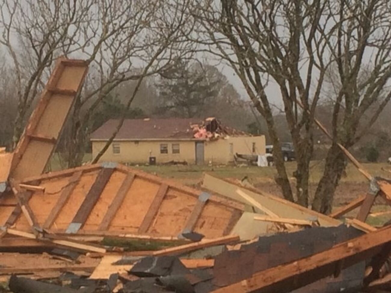 Так выглядит окраина города Кларксдейл, штат Миссисипи