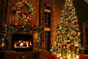 Звезды, невзирая на плотный график, находят время украсить и сфотографировать рождественскую елку