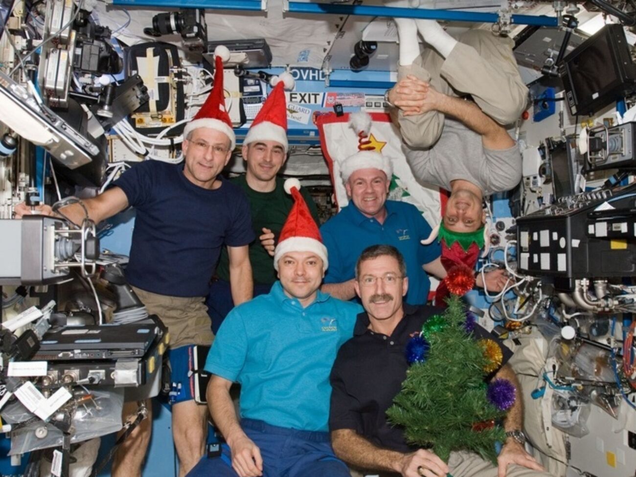 Рождество на МКС. Фоторепортаж