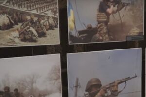 В Киеве открыли выставку, посвященную чеченским добровольцам, воюющим на Донбассе. Видео