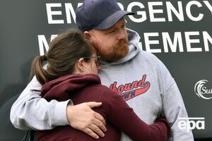 Эвакуированные из зоны пожара в Apollo Bay (Австралия)