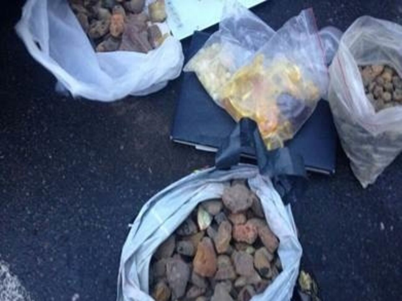 Стоимость изъятого янтаря составляет более 75 тыс. грн