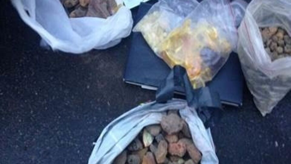 Стоимость изъятого янтаря составляет более 75 тыс. грн
