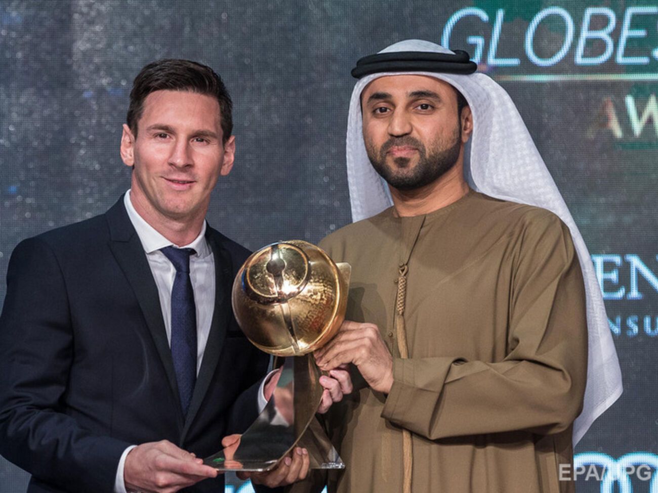 Globe Soccer Awards: Игрок "Барселоны" Месси признан лучшим футболистом года