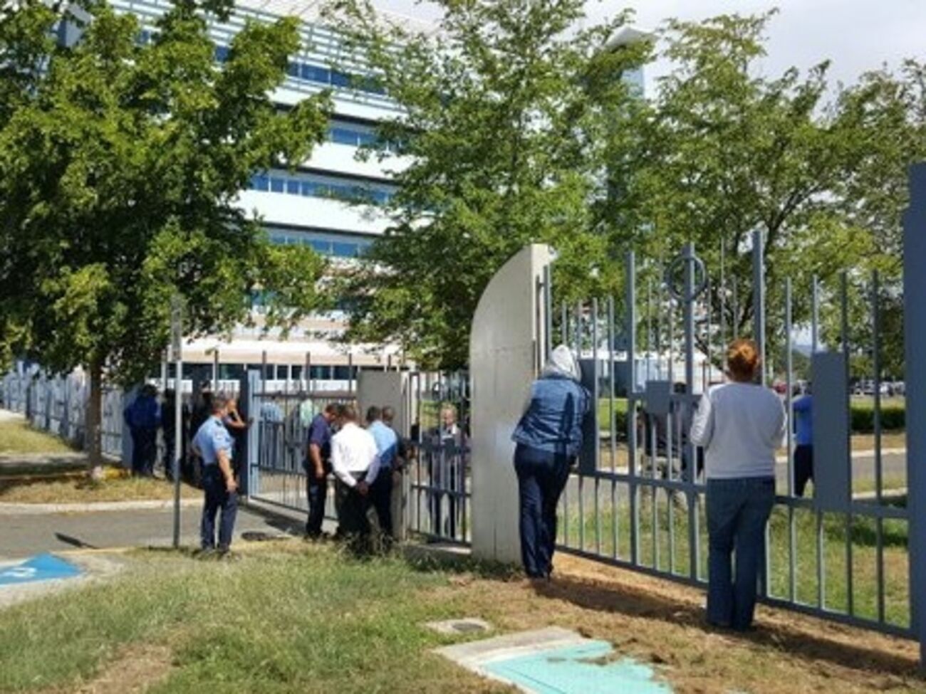 Полицейское управление, где произошла стрельба