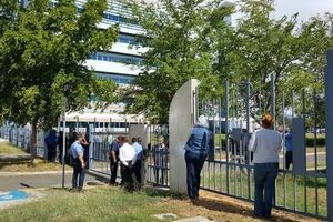 Полицейское управление, где произошла стрельба