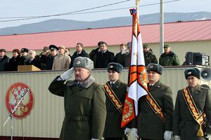 Шушукин на российской базе в Южной Осетии