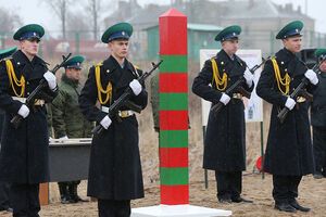 На границе Литвы и России установлен последний пограничный столб