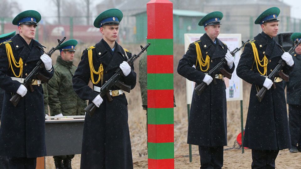 На границе Литвы и России установлен последний пограничный столб