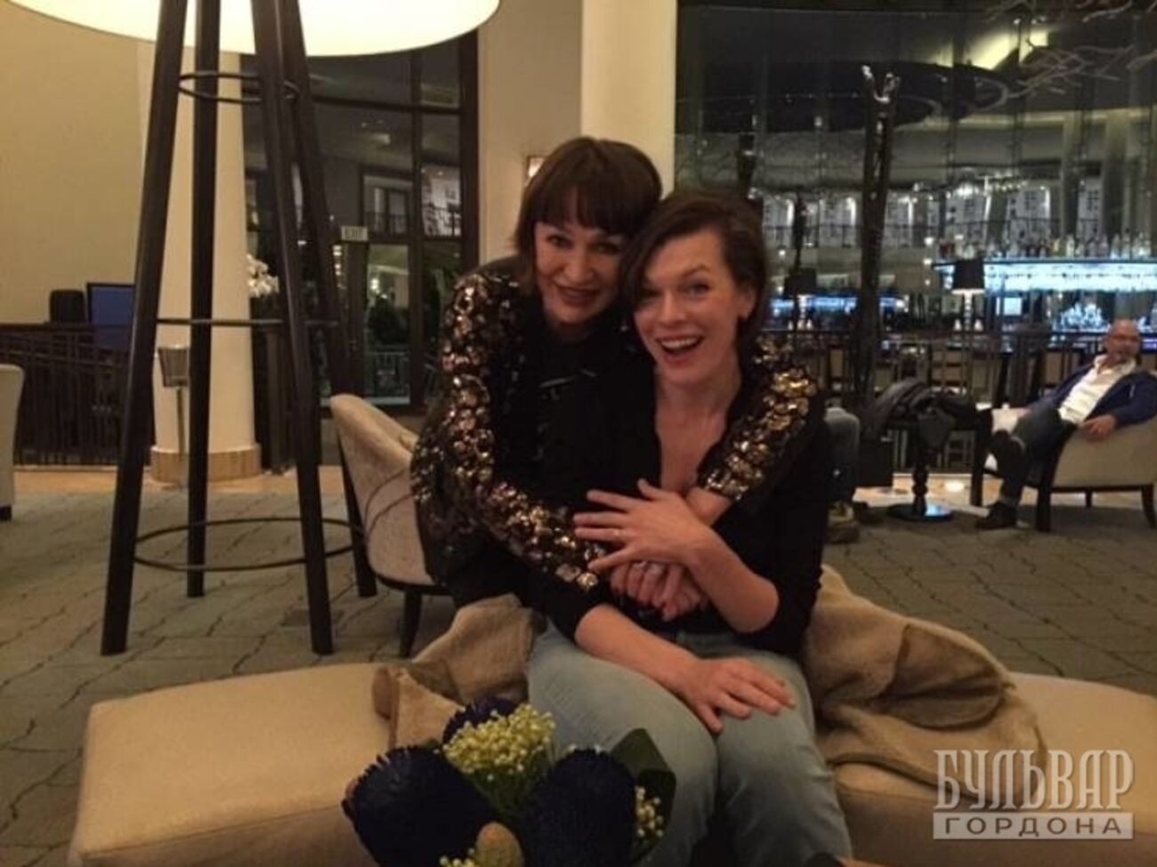 Галина Александровна со своей знаменитой дочерью Миллой