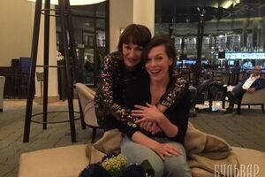 Галина Александровна со своей знаменитой дочерью Миллой