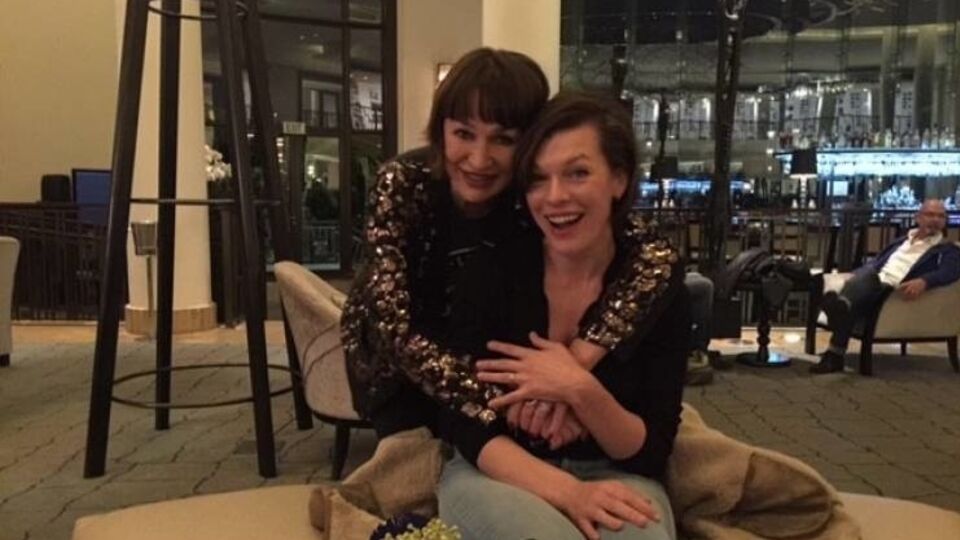 Галина Александровна со своей знаменитой дочерью Миллой