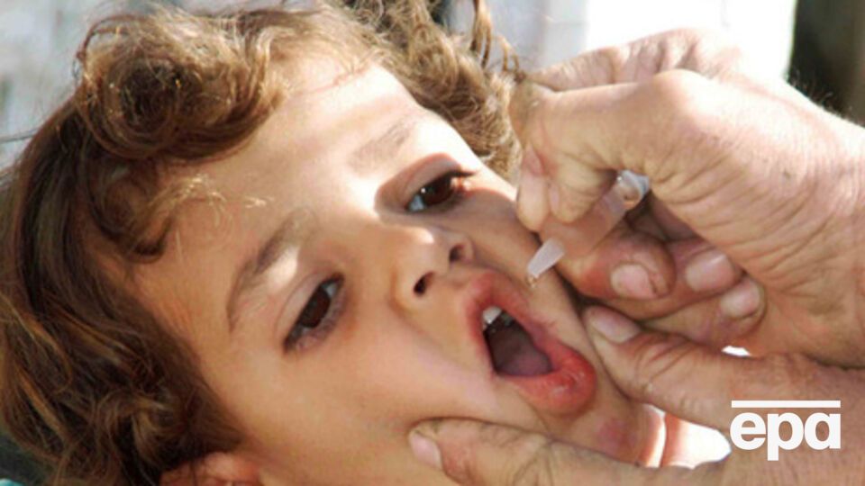 30 ноября в Украине начался второй тур вакцинации от полиомиелита