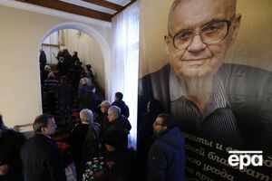 Прощание с Рязановым в Доме литераторов Москвы