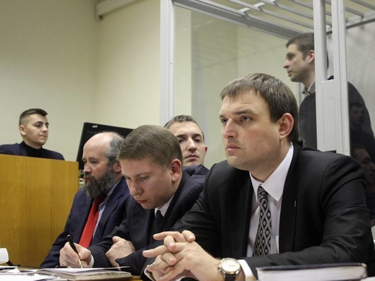 Во время заседания суда по делу Медведько