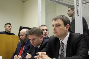 Во время заседания суда по делу Медведько