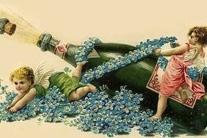 Традиция отправлять новогодние открытки существует почти 200 лет