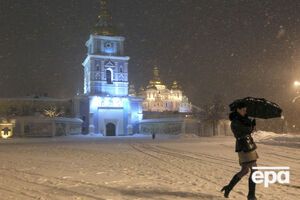 Сегодня в Киеве ожидается обильный снегопад