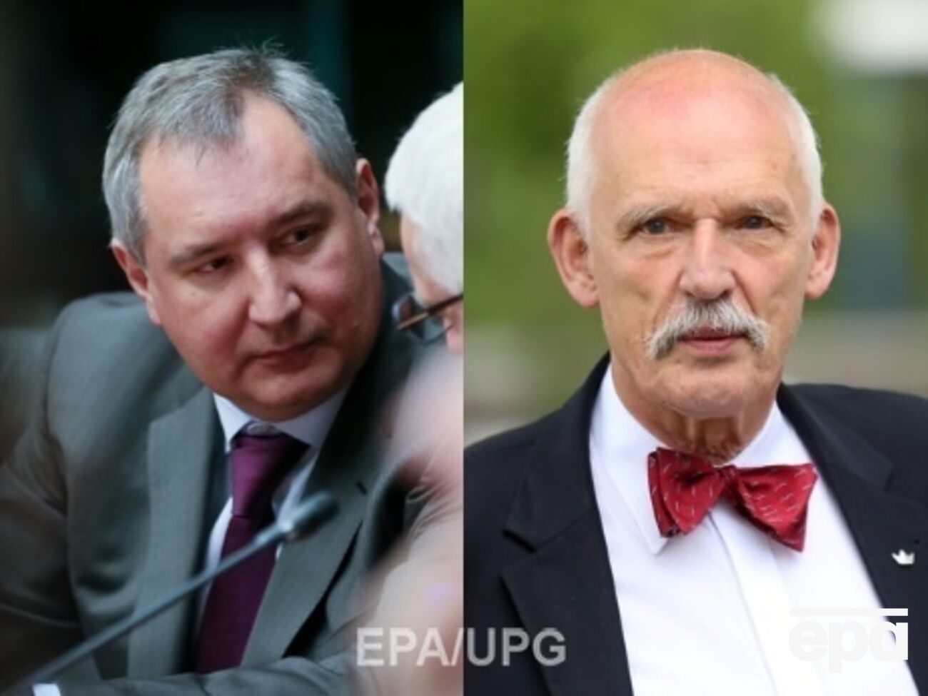 Рогозину (слева) и Корвину-Микке (справа) запрещен въезд в Украину