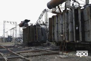 Электростанция в Счастье Луганской области после обстрелов боевиками