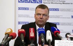 Хуг обвинил боевиков в нарушении Минских договоренностей