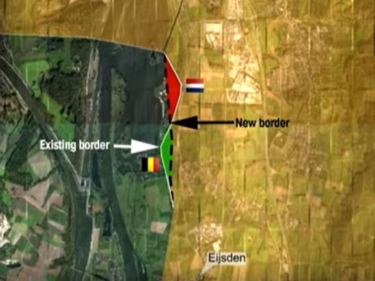 Бельгия уступила часть земли Нидерландам