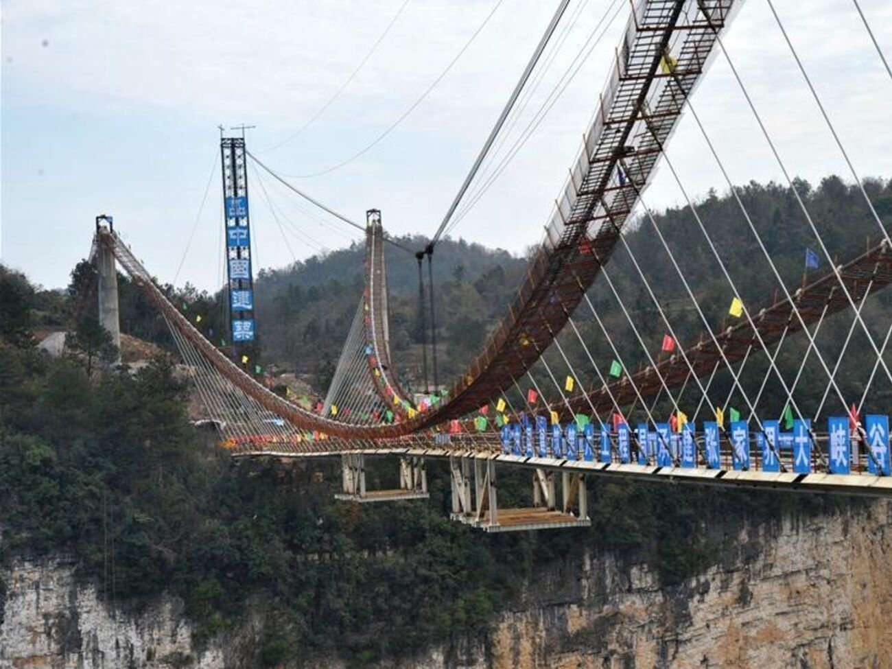 Мост способен одновременно выдерживать вес до 800 человек