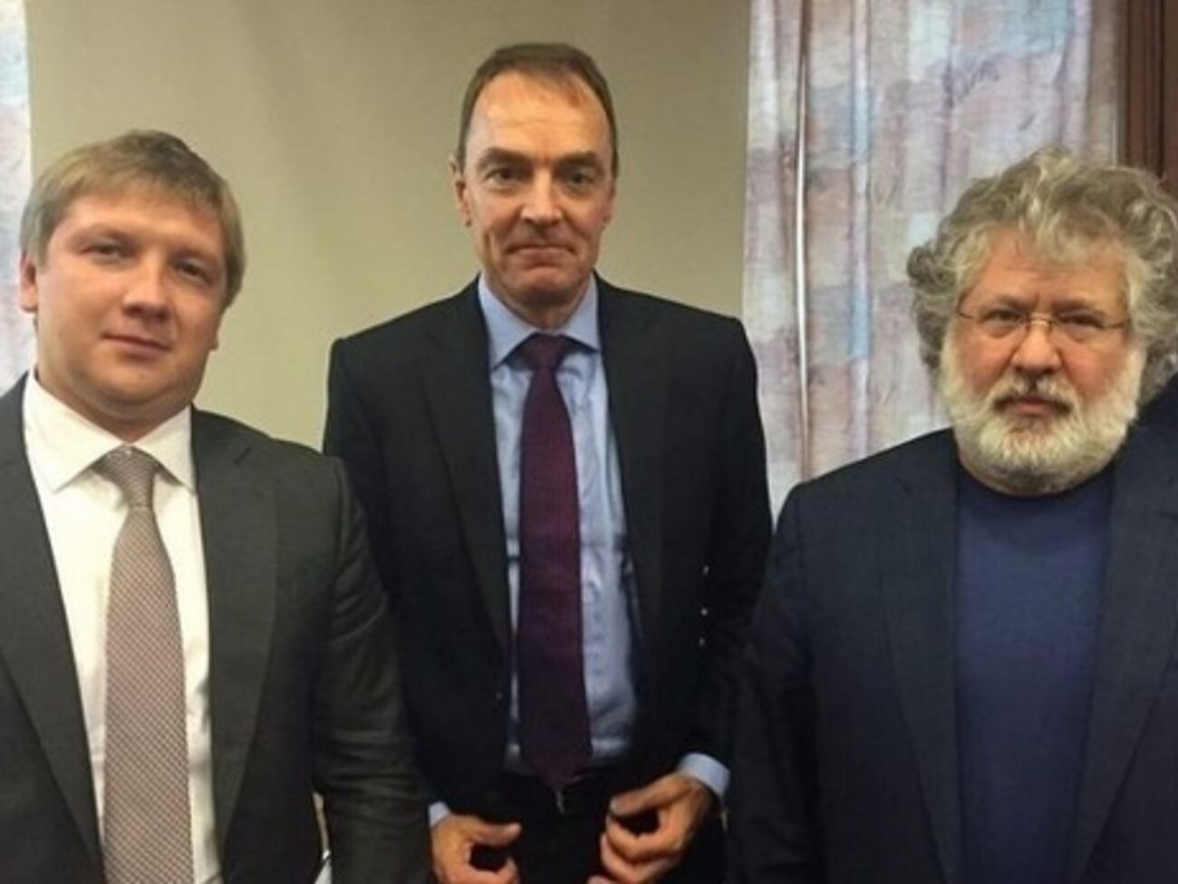 Коболев, Коломойский и глава "Укрнафти" Марк Роллинз