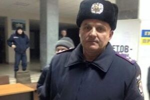 Полковник Виталий Лютый в помещении горсовета Кривого Рога