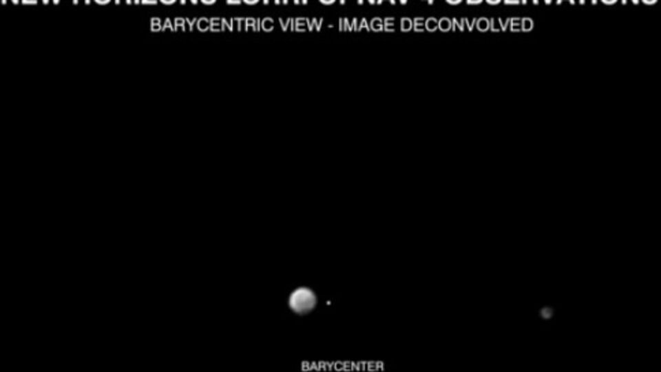 New Horizon показал вращение Плутона и его спутника