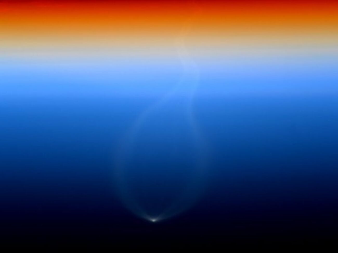 Астронавт сфотографировал запуск космического грузовика