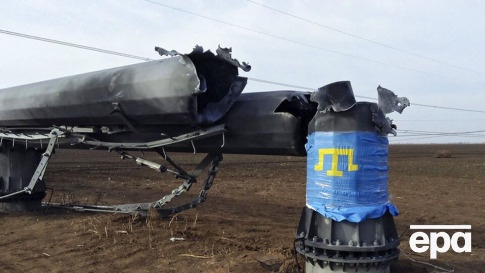 Участники энергетической блокады снова не позволили подать электроэнергию в оккупированный Крым