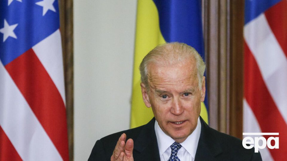 Байден выступает в украинском парламенте