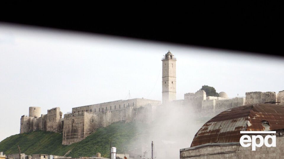 Древний город Алеппо в Сирии постоянно страдает от взрывов и разрушений