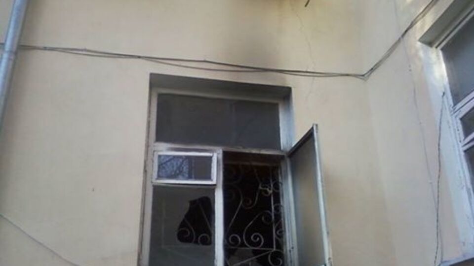 В центре Киева горел офис ОУН