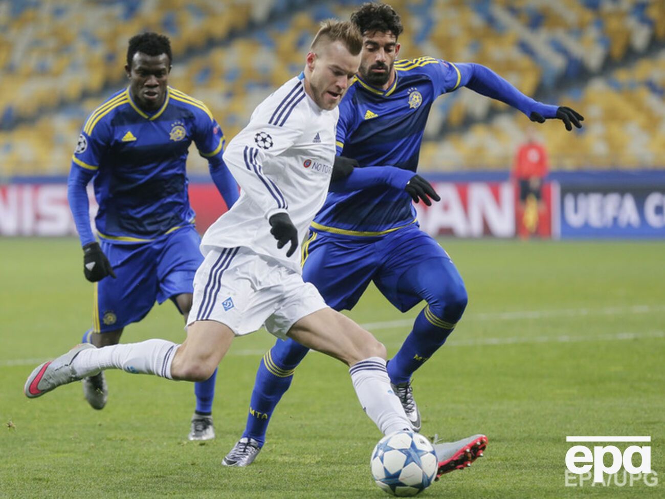 "Динамо" пробилось в плей-офф Лиги чемпионов. Фоторепортаж